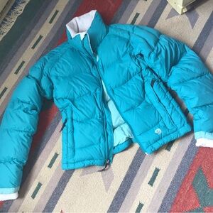 Mountain  hard wear so cute aqua zipper jacket sz 8